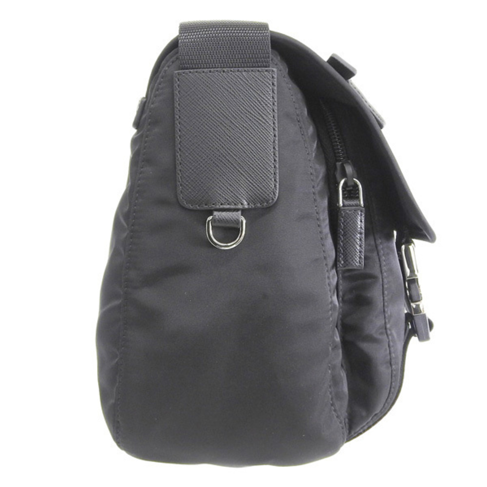 Prada Black Shoulder Bags Outlet Nylon